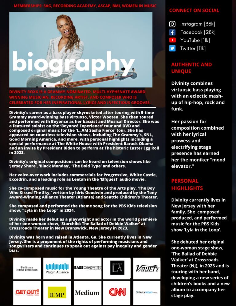 Divinity Roxx Media Kit